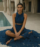 CALISTO SKIRT - SAPPHIRE BLOOM