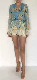 AJIA ROMPER WITH TIE-UP BELT