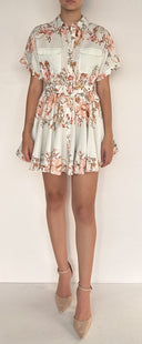 EZRA BELTED SHORT DRESS