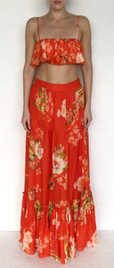 PINTUCK MAXI SKIRT