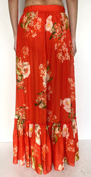 PINTUCK MAXI SKIRT