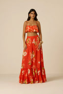 HIBI RUFFLE NECK BUSTIER