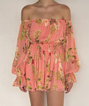 LENA OFF THE SHOULDER ROMPER